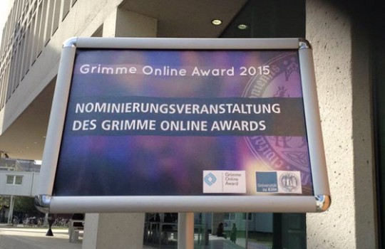 Grimme Online Award 2015