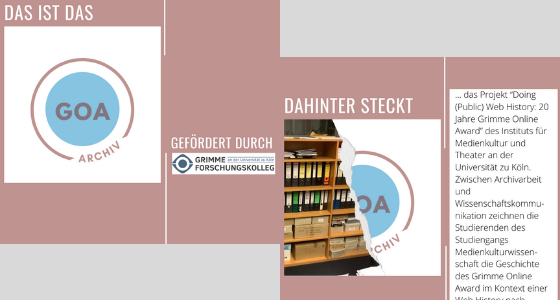 GOA-Archivstücke auf Social-Media